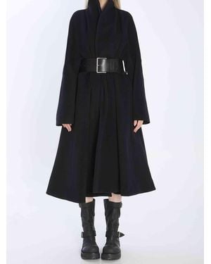 Balenciaga Wrap Coat - Black