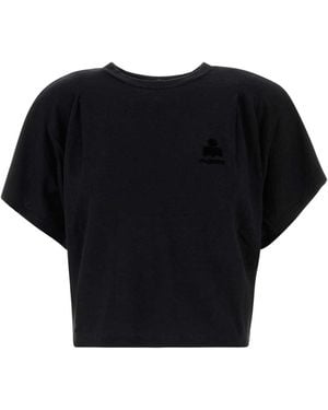 Isabel Marant Linen Kayanzae T-Shirt - Black