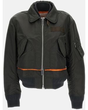 Sacai Nylon Twill Blouson - Black