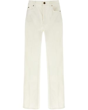 Balmain Embroidery Jeans - White