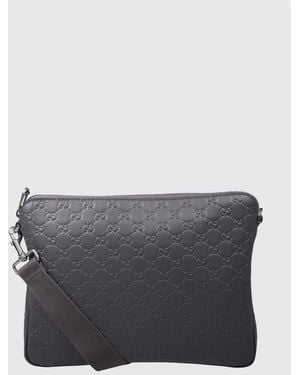 Gucci Gg Shoulder Bag - Gray