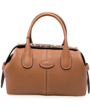 Tod's Di Bag Mini Leather Handbag - Brown
