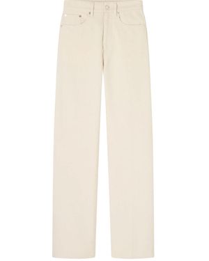 A.P.C. Domino High-Rise Jeans - Natural