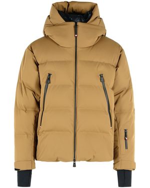 Moncler Insulating 'Fellberg' Ski Jacket With Polyamide Hood - Natural