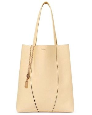 Chloé Chloé Spin Tote Bag - Natural