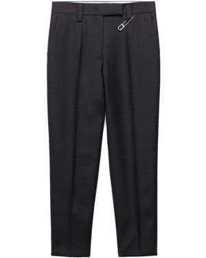 Prada Gabardine Straight Pants - Blue