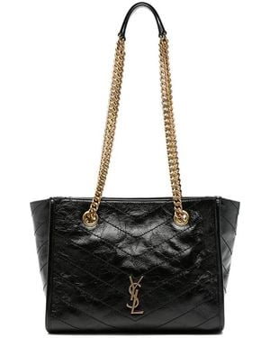Saint Laurent Borsa Shopping Niki Piccola - Black