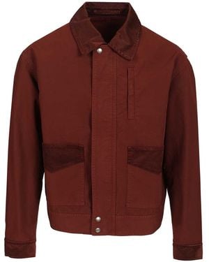 Dries Van Noten Cotton Blend Blouson - Red