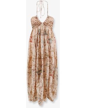 Zimmermann Dress Roselight Silk - White