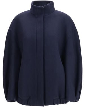 Dries Van Noten Loose Fit Jacket With Darts Details - Blue