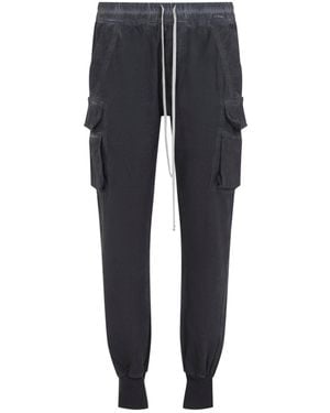 Rick Owens Drkshdw Mastodon Cut Pants - Blue