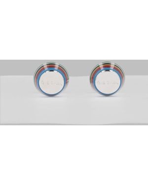 Paul Smith Resin-Plated Copper & Zinc Cufflinks - Gray