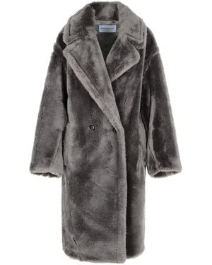 Stand Studio Biba' Wool Coat - Gray