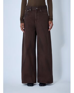 Ganni Five-Pocket Jeans - Brown