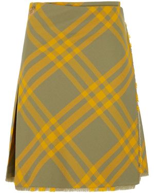 Burberry Clothing Skirts - Yellow