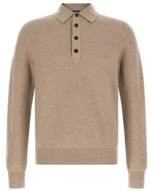 ZEGNA Neutrals Sweaters & Knitwear - Natural