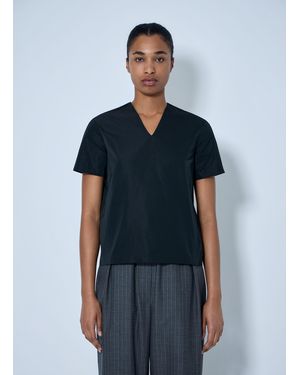 Jil Sander V-Neck Top - Blue