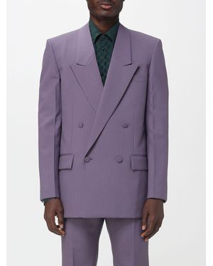 Gucci Double-Breasted Jacket - Purple