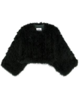 Yves Salomon Jackets - Black