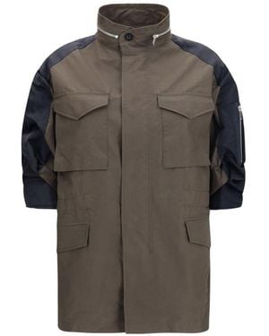 Sacai Cotton Jacket - Gray