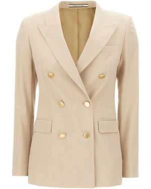Tagliatore Clothing Blazers & Gilets - Natural