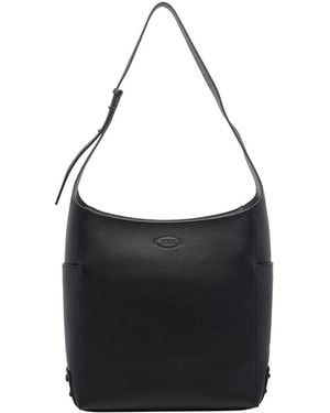 Tod's Leather Shoulder Bag - Black