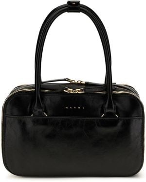 Marni Small Boxyne Handbag - Black