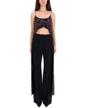 Rabanne Polyester Pants - Black