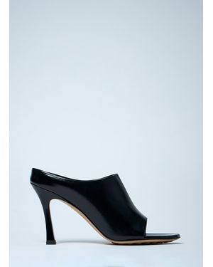 Bottega Veneta Rana Heeled Mules - Gray