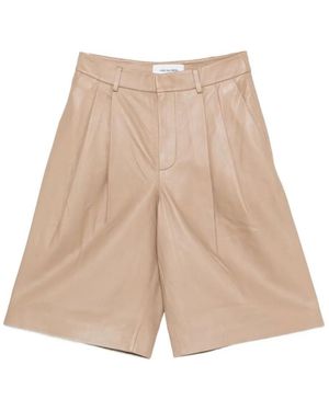 Yves Salomon Solid Shorts - Natural