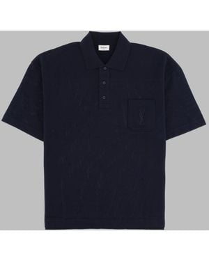 Saint Laurent Polo Cassandre - Blue