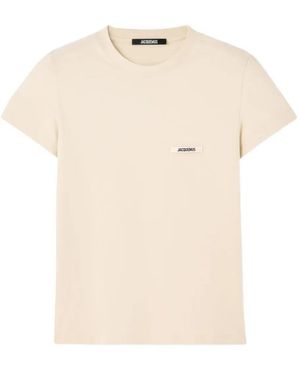 Jacquemus Le T-Shirt Gros Grain - Natural