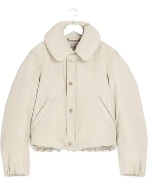 Lemaire Boxy Short Puffer Jacket - White