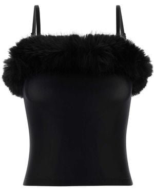 Balenciaga Sleeveless Tops - Black