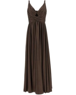 Zimmermann Cut-Out Dress - Brown