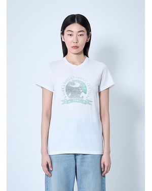 Saint Laurent Musical Festival Print T-Shirt - White