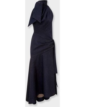 Zimmermann Valiant Long Denim Dress - Blue