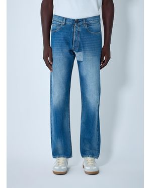 Maison Margiela Contrast Panel Jeans - Blue