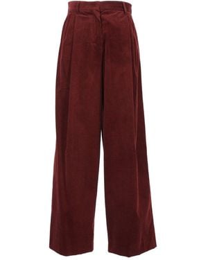 Max Mara Corduroy Pants - Red