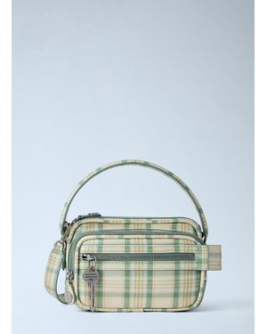 Acne Studios Camero Kit Check Handbag - Blue