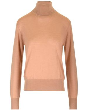 forte_forte Forte_Forte Superfine Merinos Turtleneck Sweater - Brown