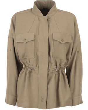 Fay Overshirt - Natural