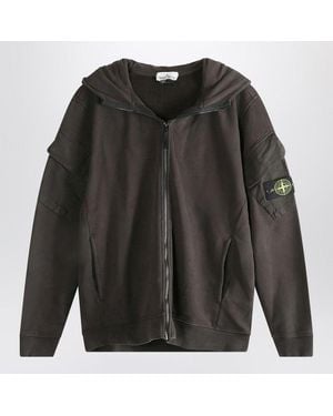 Stone Island Dark Hooded Sweatshirt - Black