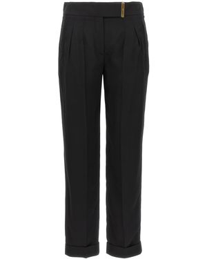 Tom Ford Metal Bar Detail Pants - Black
