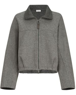 Brunello Cucinelli Wool Jacket - Gray