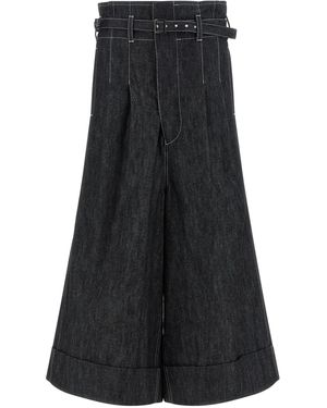 Junya Watanabe High Waist Jeans - Black