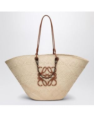 Loewe Large Anagram Basket Tote - Natural