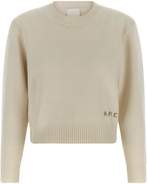 A.P.C. 'Anna' Sweater - Natural