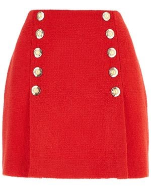 Balmain Clothing Skirts - Red