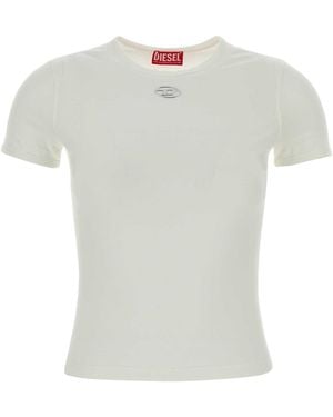 DIESEL T-Uncutieslong-Od - White